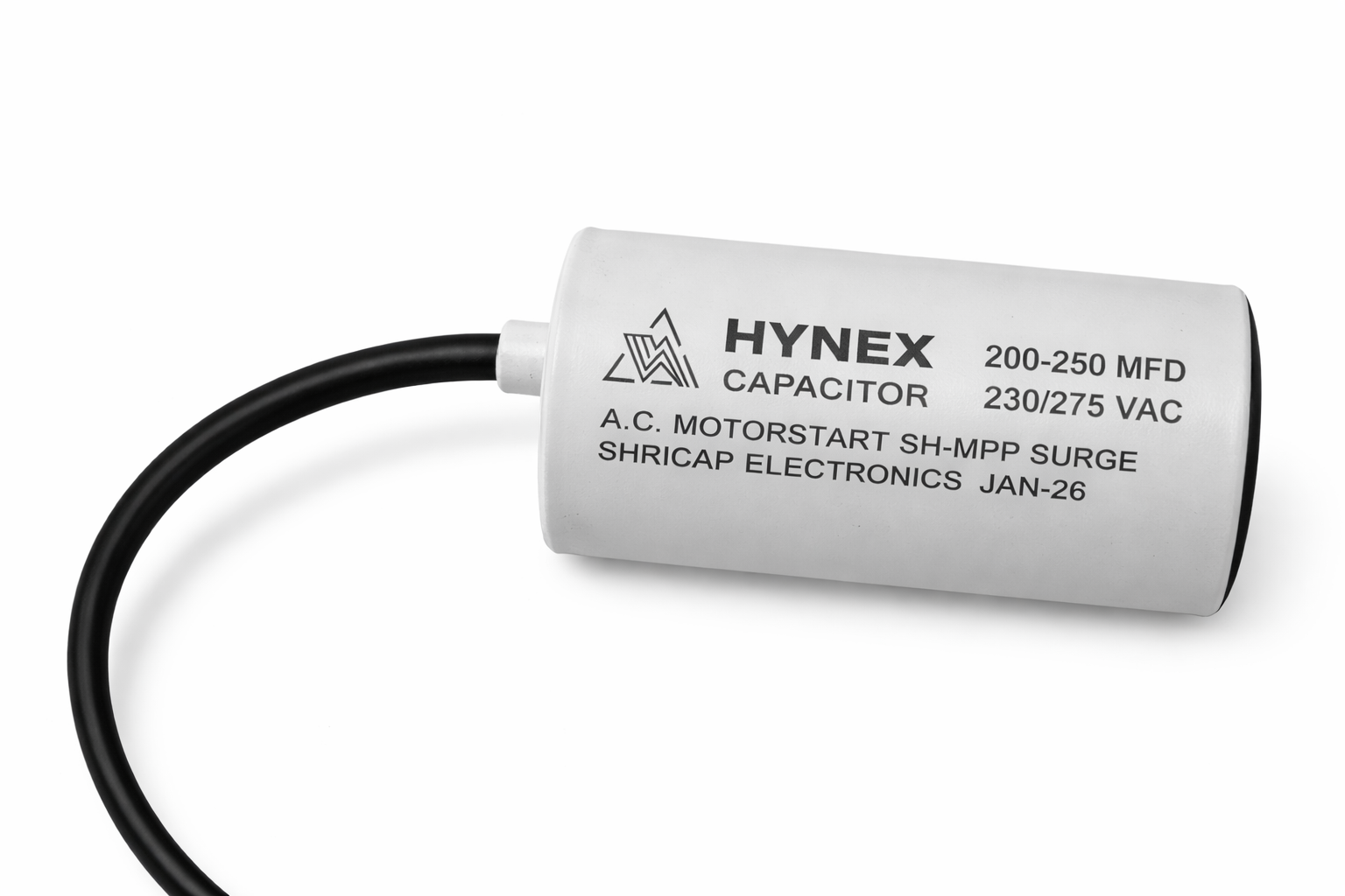 Hynex 200–250 MFD Motor Start Capacitor – Heavy-Duty AC Start Cap for Motors, Compressors & Pumps